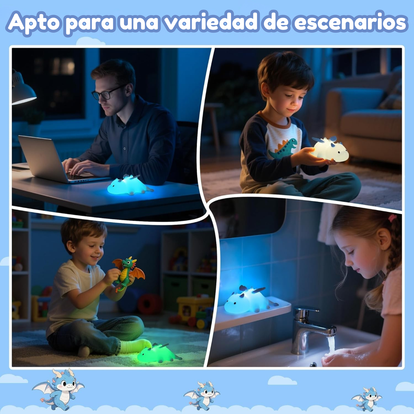 Lampara de Dragon que ayuda a Dormir